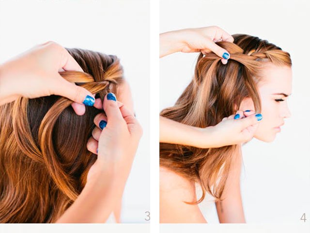 كيفية جعل تسريحات الشعر الجميلة مع شعرها فضفاضة