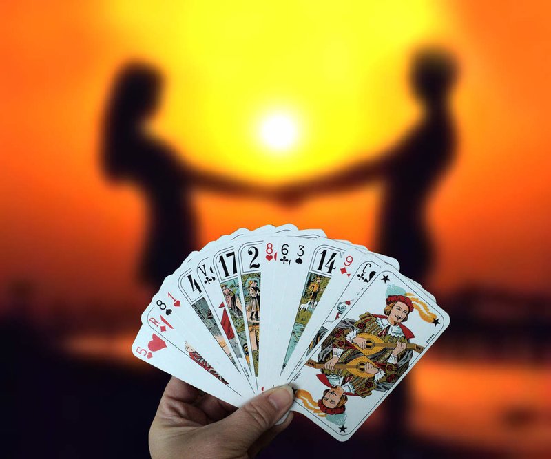 Fortune telling på å spille kort