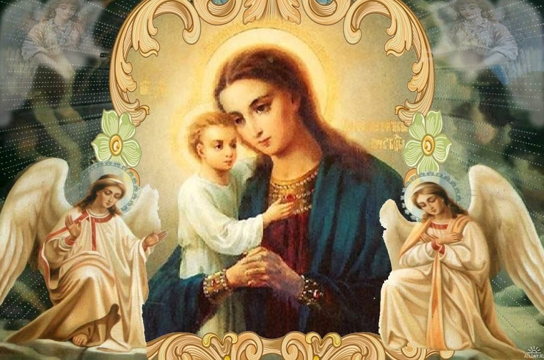 Bønn for jomfruens ikon