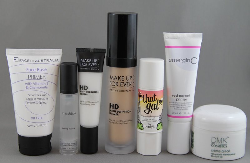 Verschillende merken make-up basis