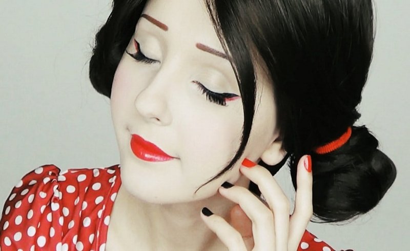 Oogmake-up voor Japanse make-up