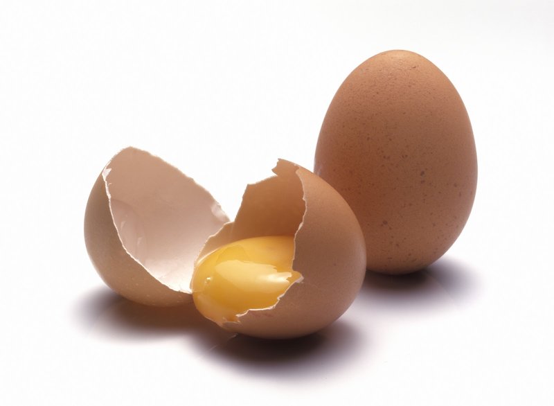 طرح البيض في الصورة