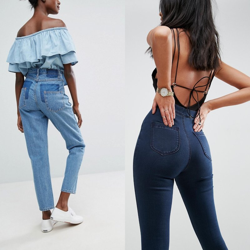 Jeans cu talie înaltă: nou 2019
