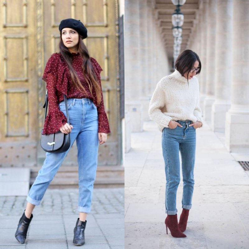 Des images à la mode en jeans