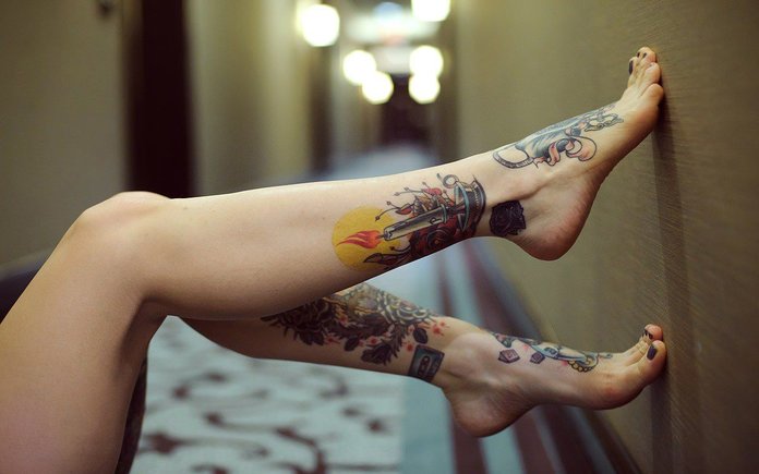 Tatouages ​​de jambes de femmes