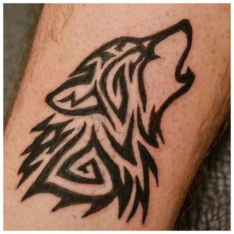 Teen Wolf urlă la lună - schiță pentru tatuaj