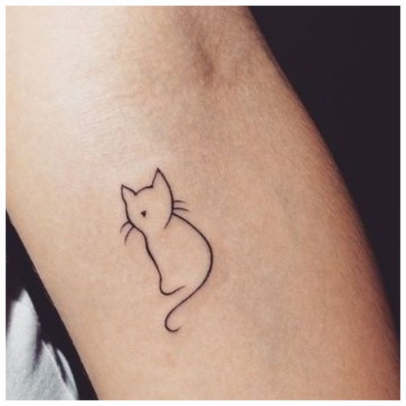 Silhouette de tatouage animal