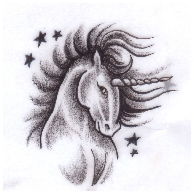 Nydelig dyr - skisse for tatovering