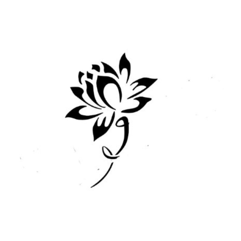 Croquis pour tatouage - fleur