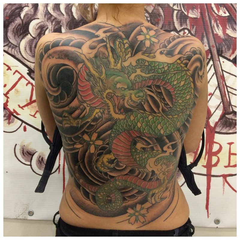 Technique de tatouage oriental