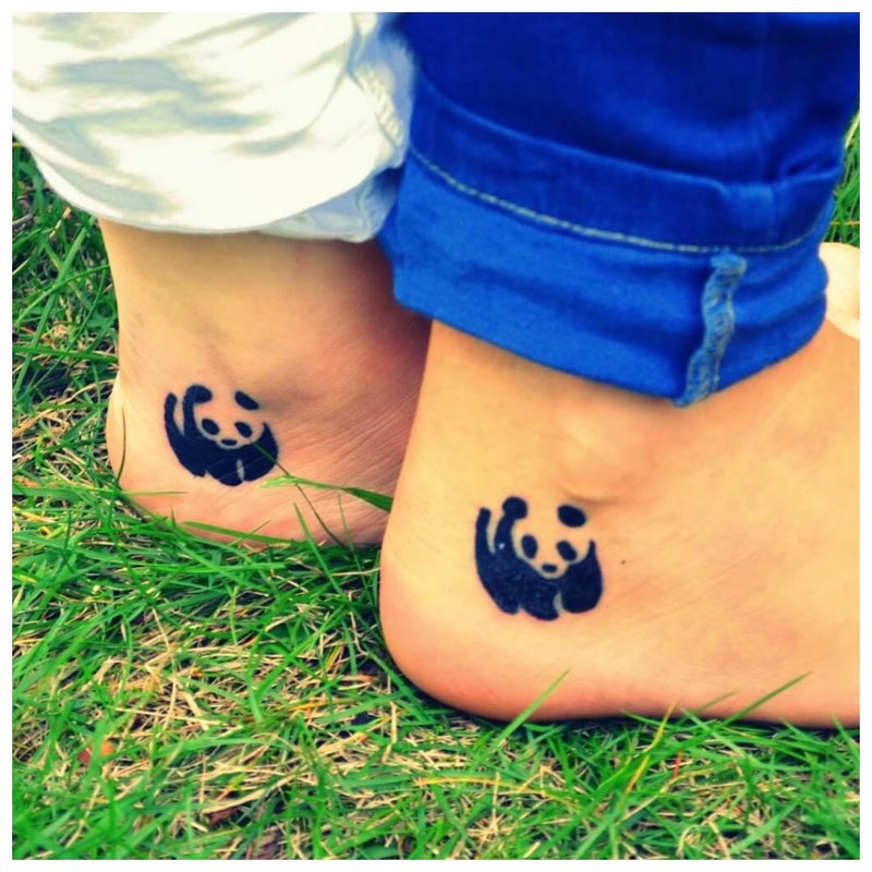 Panda - tatouage d'origine