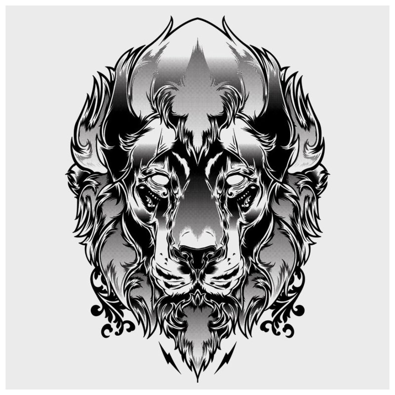 „Predator“ tatuiruotės eskizas