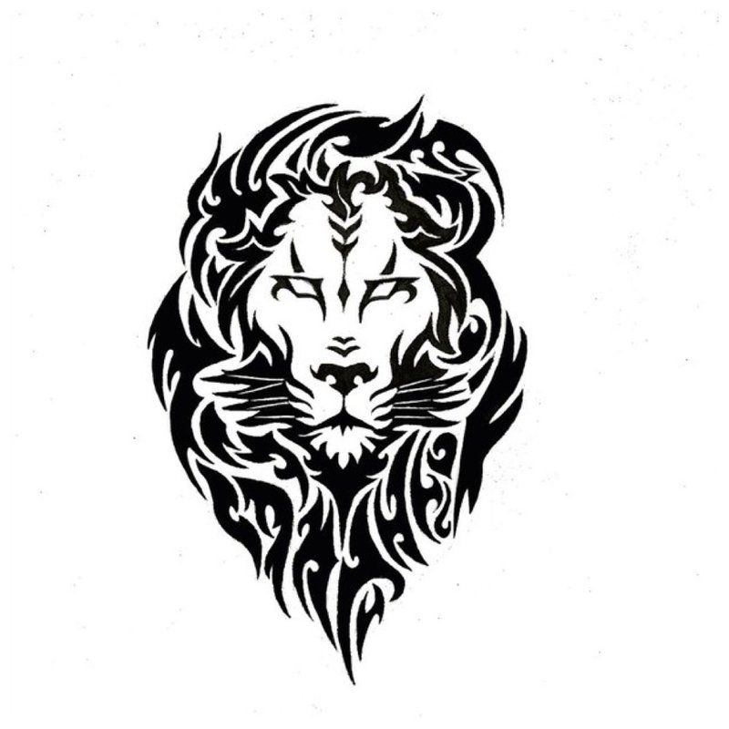 Lion - croquis de tatouage